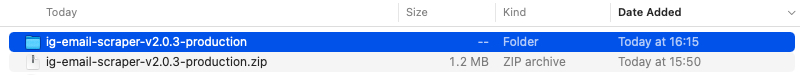 unzip Xing Jobs Export chrome extension