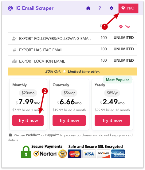 Xing Jobs Export chrome extension subscribe pro